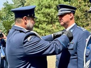 Uczestnicy obchodów Święta Policji w Mieleckiej jednostce policji