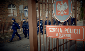 zdjęcie słuchaczy szkolenia zawodowego w Szkole Policji w Słupsku