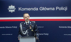 Komendant Główny Policji insp. Marek Boroń