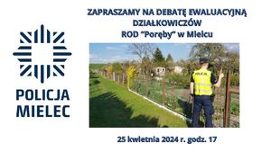 plakat zaproszenie na debatę