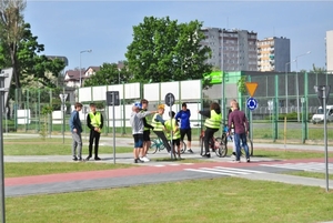 Uczestnicy,goście uczniowie, Powiatowego Finału Ogólnopolskiego Turnieju Bezpieczeństwa w Ruchu Drogowym w Mielcu