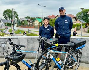 policjanci, patrole rowerowe