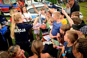 uczestnicy rajdu rowerowego w Radomyślu Wielkim