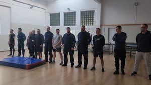 uczestnicy szkolenia - mieleccy policjanci