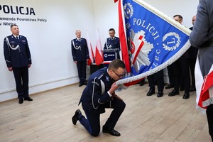 Uroczyste wprowadzenie Komendanta Powiatowego Policji w Mielcu - uczestnicy uroczystości