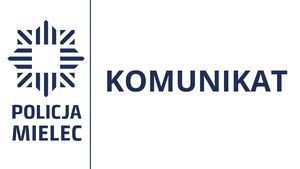 logo KPP Mielec i komunikat - napis