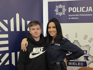 Mieleckie policjantki z dziećmi