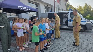 uczestnicy Akcji krwiopijstwa w Mielcu przy PSP