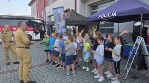 uczestnicy Akcji krwiopijstwa w Mielcu przy PSP