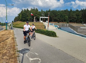Mieleccy policjanci w parolu rowerowym na terenie Mielca