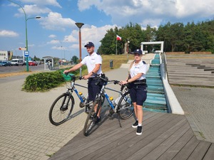 Mieleccy policjanci w parolu rowerowym na terenie Mielca