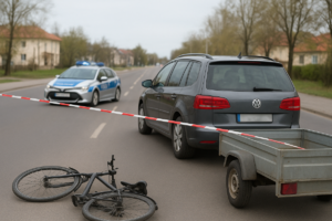 zdjęcie poglądowe miejsca kolizji
