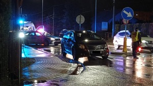 zdjęcie poglądowe z miejsca wypadku