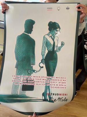 plakat dot. handlu ludzmi