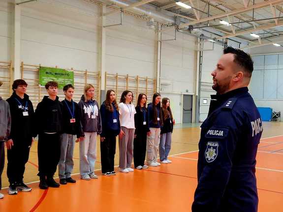 klasa mundurowa z kom. Janem Greniem