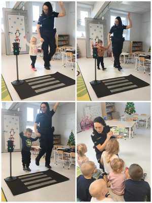 przedszkolaki z "Psotnej Andzi"  policjantką