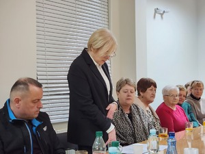 uczestnicy debaty z policjantami