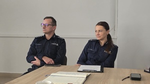 uczestnicy spotkania Policja-media