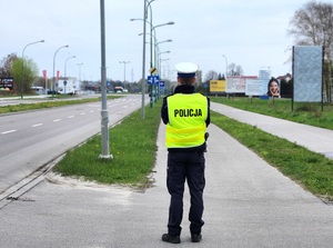 policjanci podczas działań