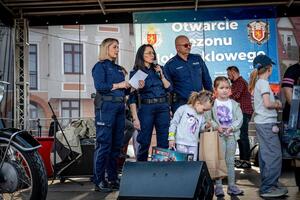 uczestnicy otwarcia sezonu motocyklowego w Radomyślu Wielkim