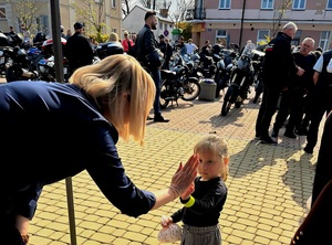 uczestnicy otwarcia sezonu motocyklowego w Radomyślu Wielkim