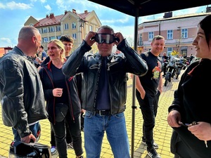 uczestnicy otwarcia sezonu motocyklowego w Radomyślu Wielkim