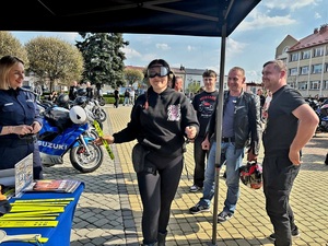 uczestnicy otwarcia sezonu motocyklowego w Radomyślu Wielkim