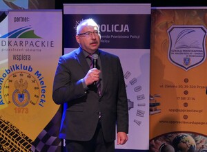 policjanci, organizatorzy Wojewódzkiego Finału Turnieju Bezpieczeństwa w Ruchu Drogowym