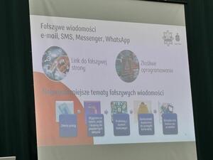 uczniowie podczas spotkania