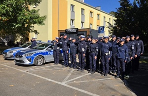 policjanci z mieleckiej komendy